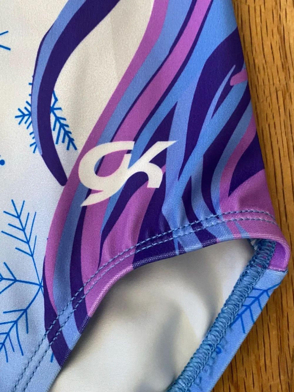GK Unicorn Snowflake Gymnastics Leotard